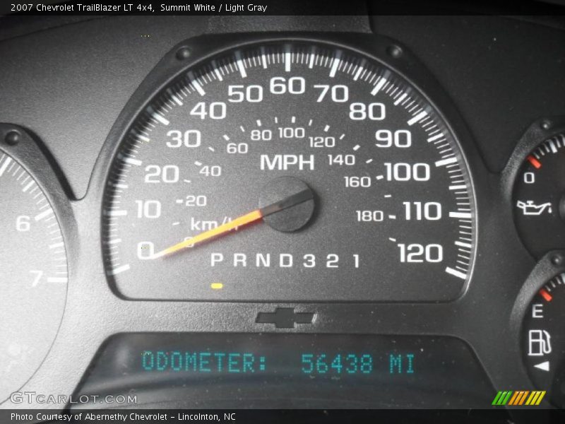Summit White / Light Gray 2007 Chevrolet TrailBlazer LT 4x4