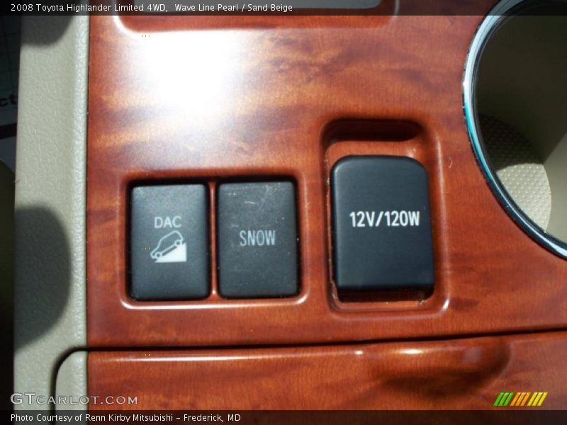 Wave Line Pearl / Sand Beige 2008 Toyota Highlander Limited 4WD