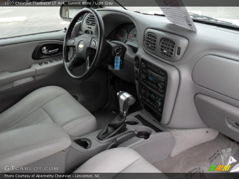 Summit White / Light Gray 2007 Chevrolet TrailBlazer LT 4x4