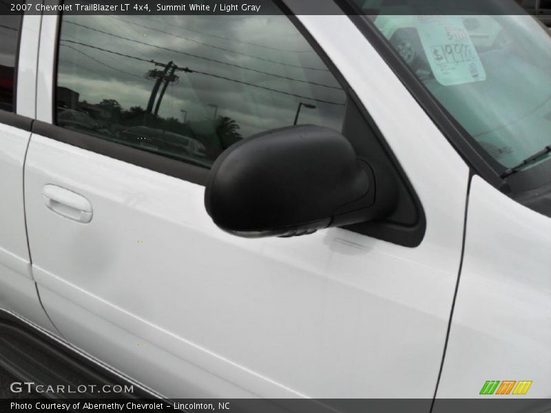 Summit White / Light Gray 2007 Chevrolet TrailBlazer LT 4x4