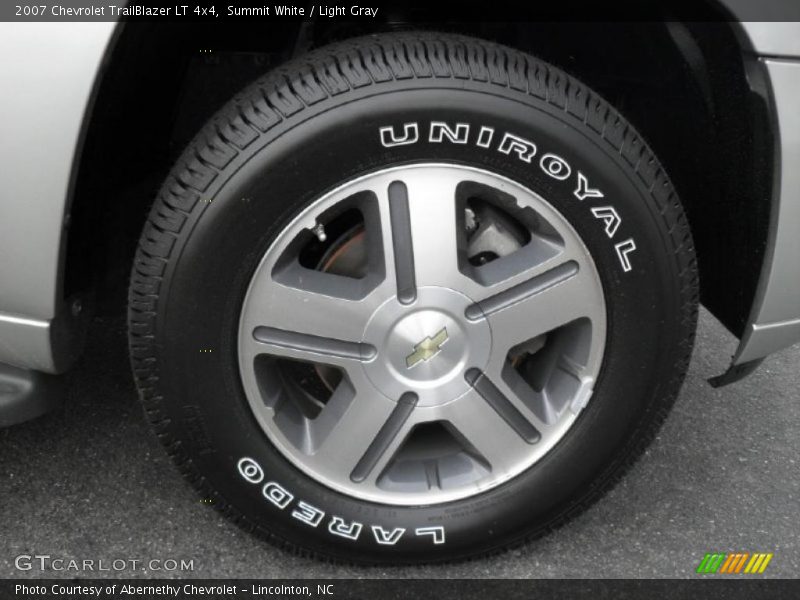 Summit White / Light Gray 2007 Chevrolet TrailBlazer LT 4x4