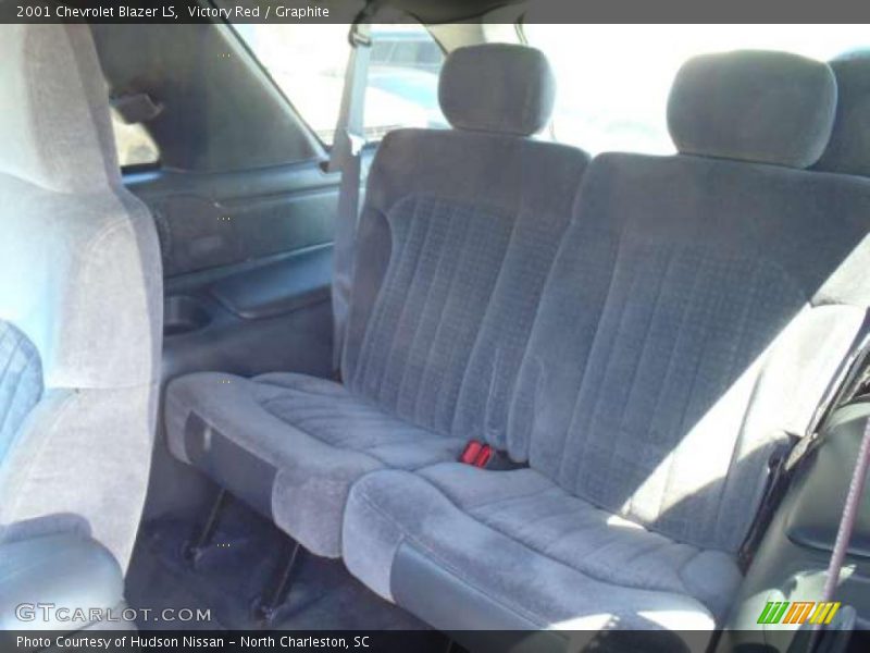 Victory Red / Graphite 2001 Chevrolet Blazer LS