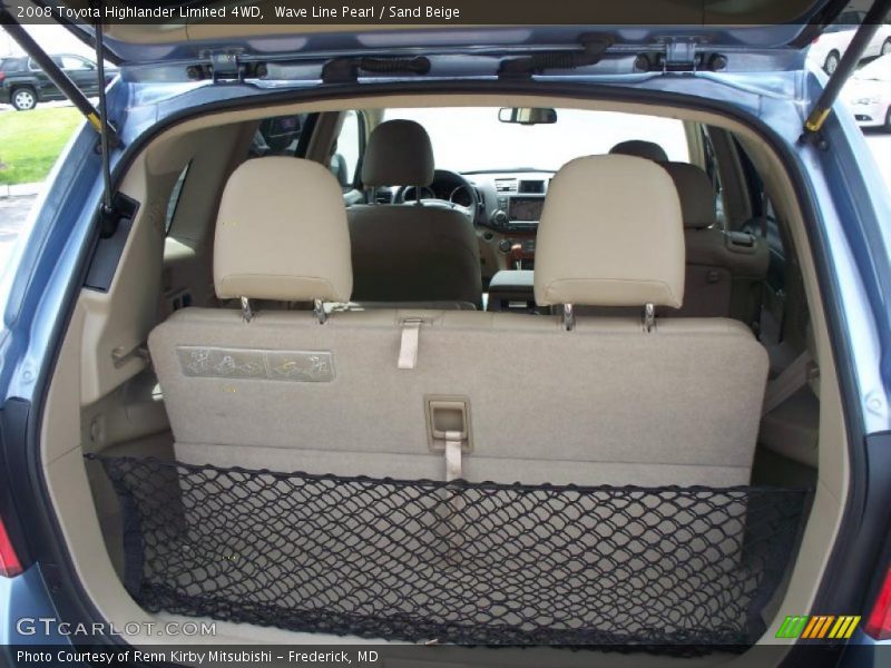 Wave Line Pearl / Sand Beige 2008 Toyota Highlander Limited 4WD