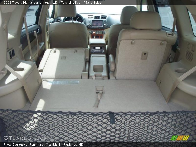 Wave Line Pearl / Sand Beige 2008 Toyota Highlander Limited 4WD