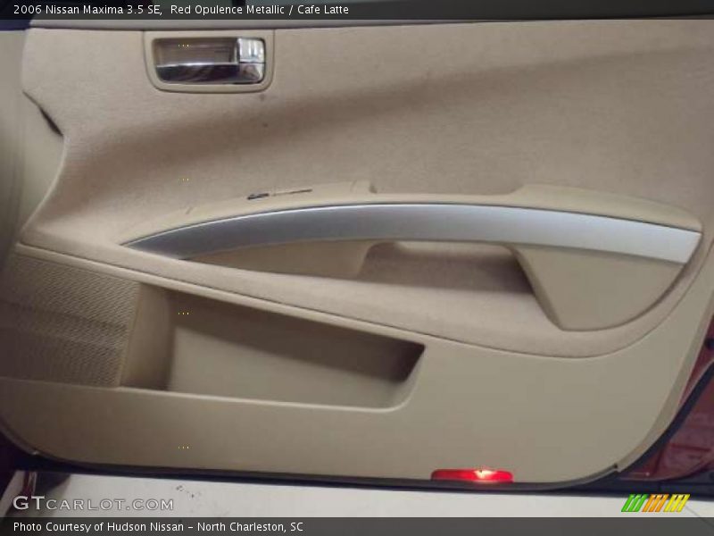 Red Opulence Metallic / Cafe Latte 2006 Nissan Maxima 3.5 SE