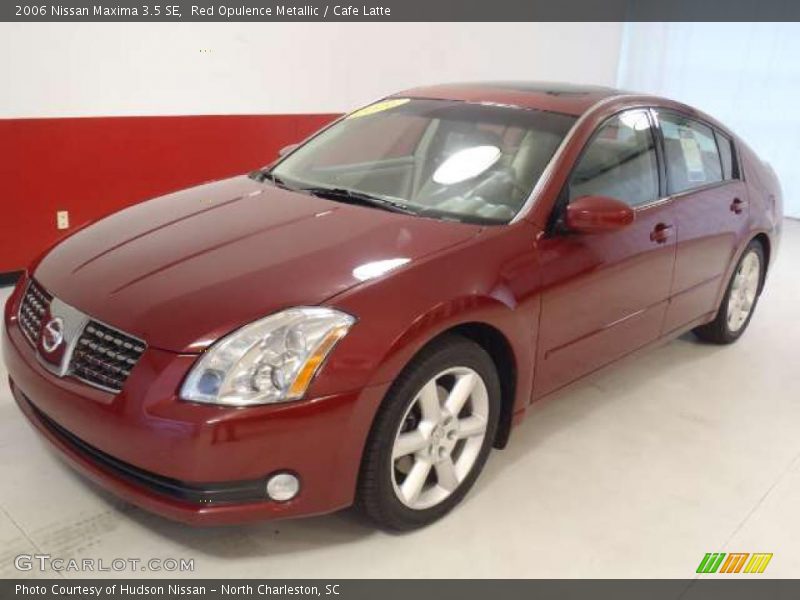 Red Opulence Metallic / Cafe Latte 2006 Nissan Maxima 3.5 SE