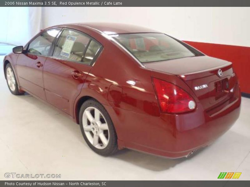 Red Opulence Metallic / Cafe Latte 2006 Nissan Maxima 3.5 SE
