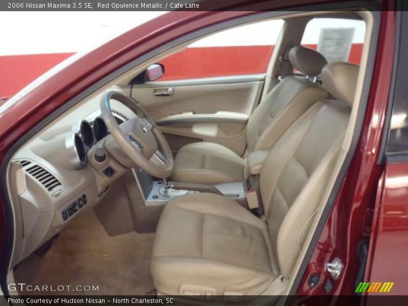 Red Opulence Metallic / Cafe Latte 2006 Nissan Maxima 3.5 SE