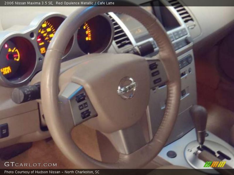 Red Opulence Metallic / Cafe Latte 2006 Nissan Maxima 3.5 SE