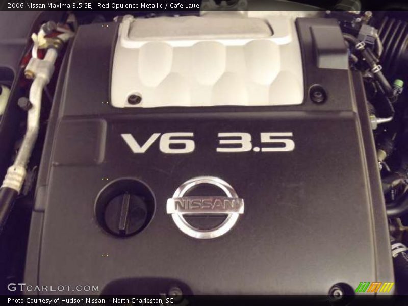 Red Opulence Metallic / Cafe Latte 2006 Nissan Maxima 3.5 SE