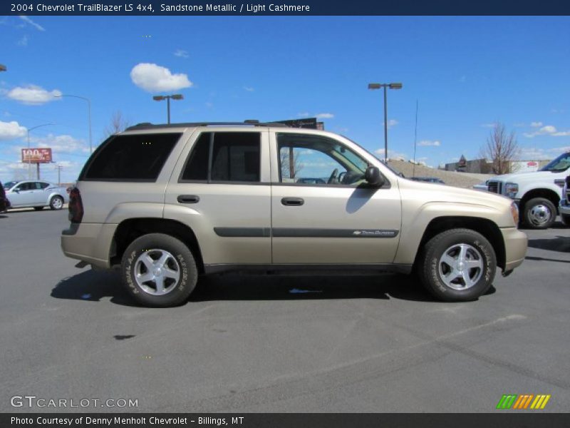 Sandstone Metallic / Light Cashmere 2004 Chevrolet TrailBlazer LS 4x4