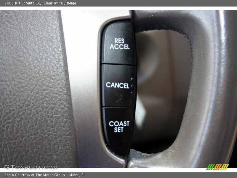 Clear White / Beige 2003 Kia Sorento EX