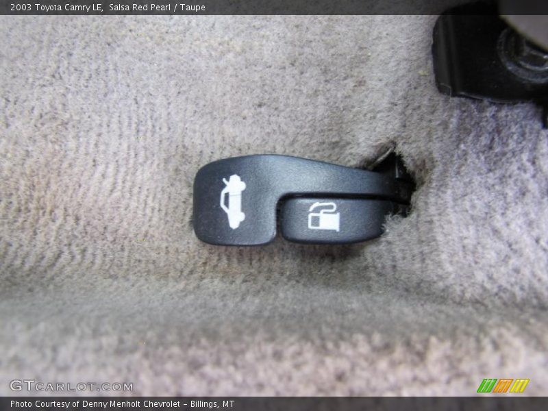 Salsa Red Pearl / Taupe 2003 Toyota Camry LE