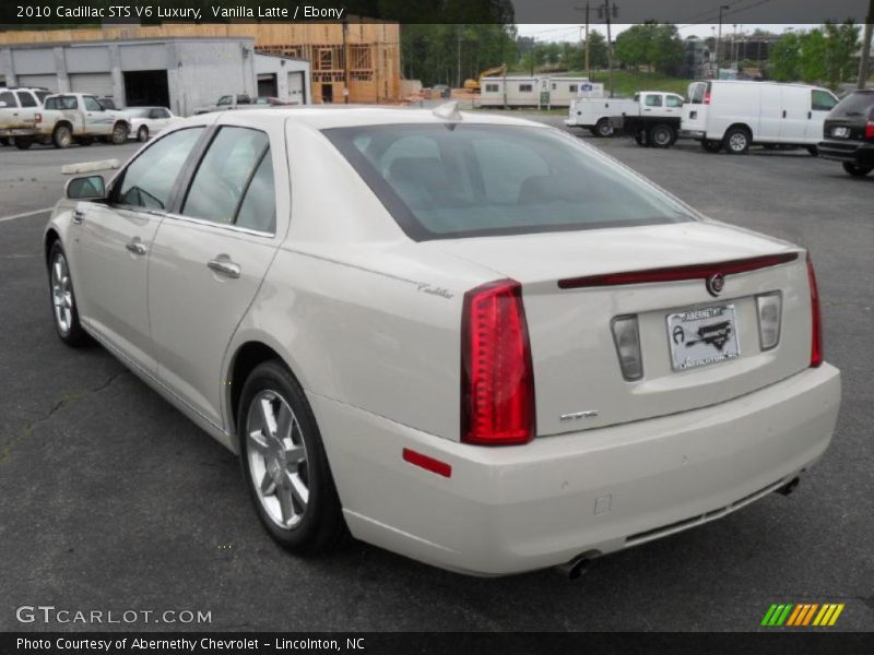 Vanilla Latte / Ebony 2010 Cadillac STS V6 Luxury