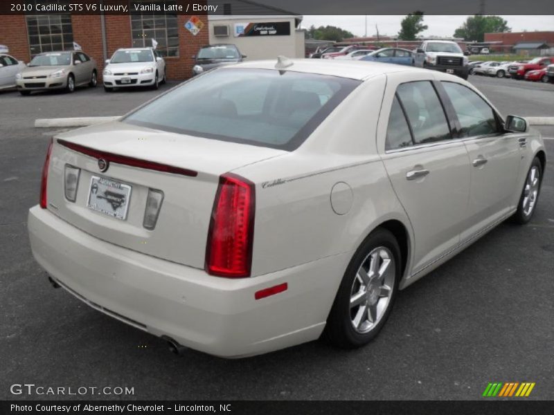 Vanilla Latte / Ebony 2010 Cadillac STS V6 Luxury