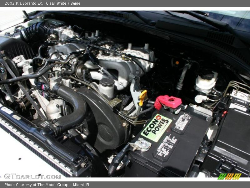Clear White / Beige 2003 Kia Sorento EX