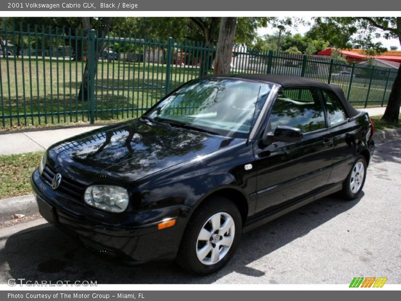 Black / Beige 2001 Volkswagen Cabrio GLX