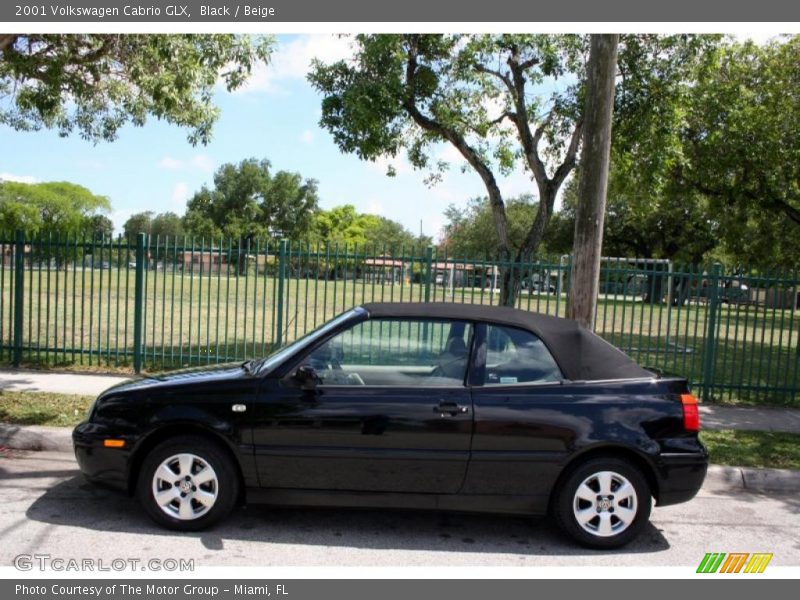 Black / Beige 2001 Volkswagen Cabrio GLX