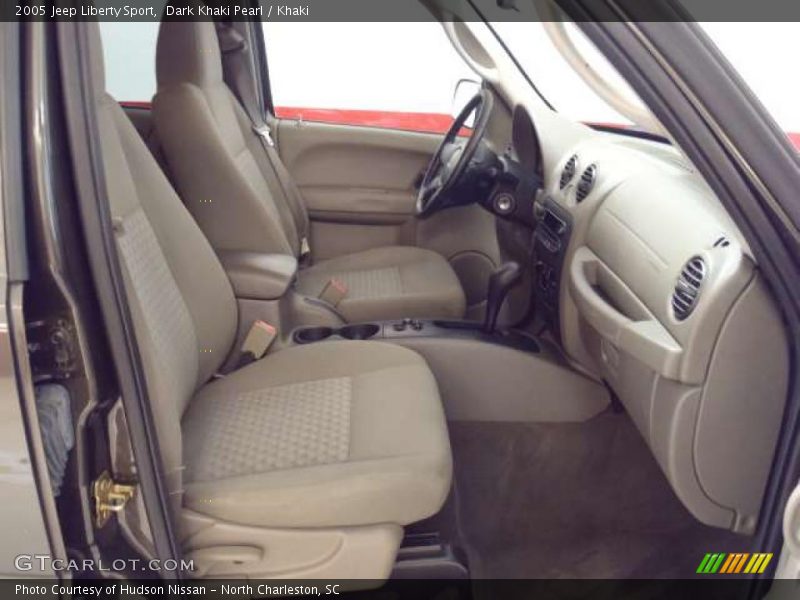 Dark Khaki Pearl / Khaki 2005 Jeep Liberty Sport