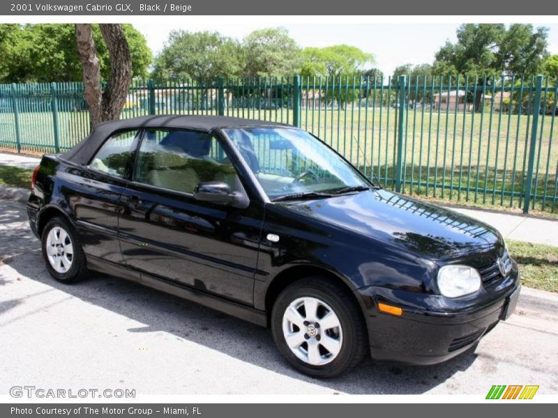 Black / Beige 2001 Volkswagen Cabrio GLX