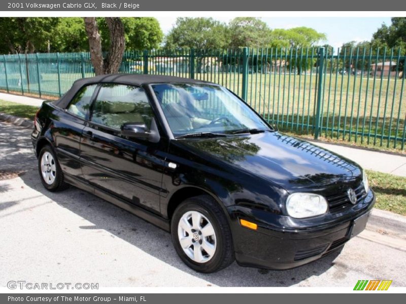 Black / Beige 2001 Volkswagen Cabrio GLX