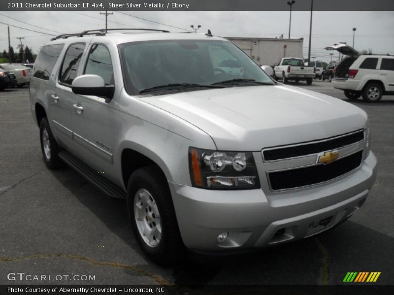 Sheer Silver Metallic / Ebony 2011 Chevrolet Suburban LT 4x4