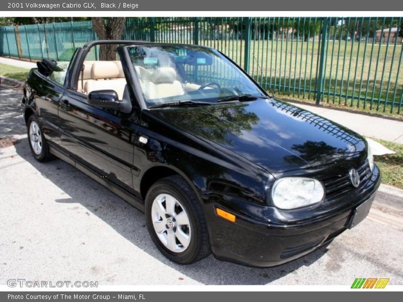 Black / Beige 2001 Volkswagen Cabrio GLX