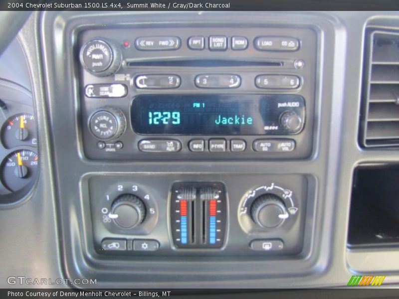 Summit White / Gray/Dark Charcoal 2004 Chevrolet Suburban 1500 LS 4x4