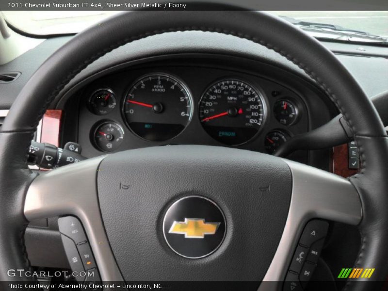 Sheer Silver Metallic / Ebony 2011 Chevrolet Suburban LT 4x4