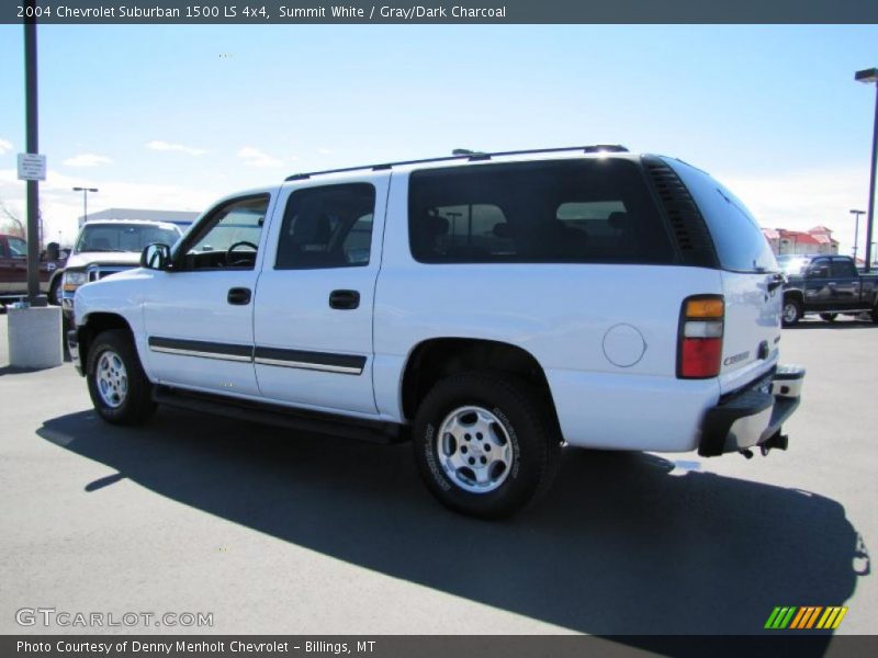 Summit White / Gray/Dark Charcoal 2004 Chevrolet Suburban 1500 LS 4x4