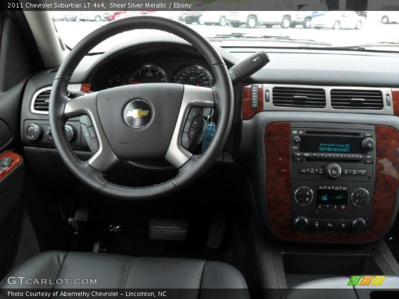 Sheer Silver Metallic / Ebony 2011 Chevrolet Suburban LT 4x4