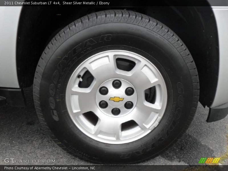 Sheer Silver Metallic / Ebony 2011 Chevrolet Suburban LT 4x4