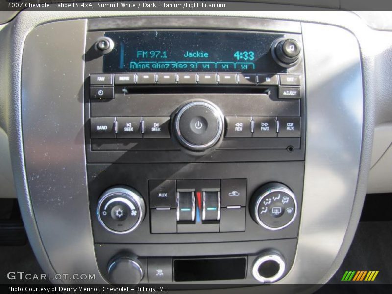Controls of 2007 Tahoe LS 4x4