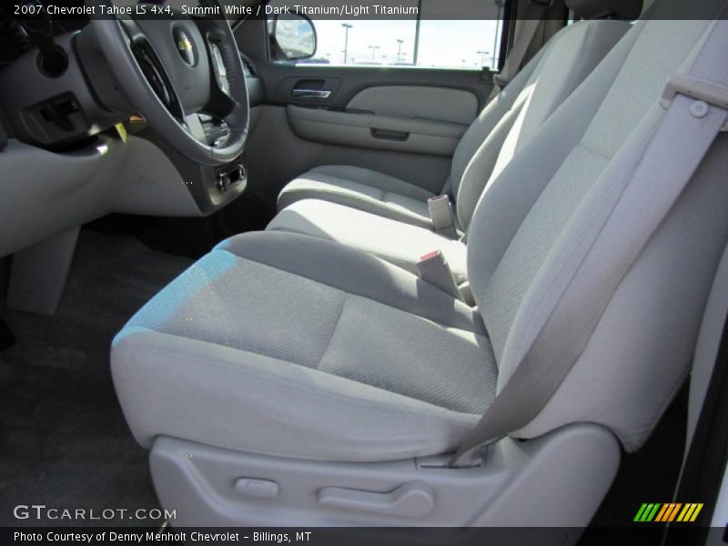 Summit White / Dark Titanium/Light Titanium 2007 Chevrolet Tahoe LS 4x4