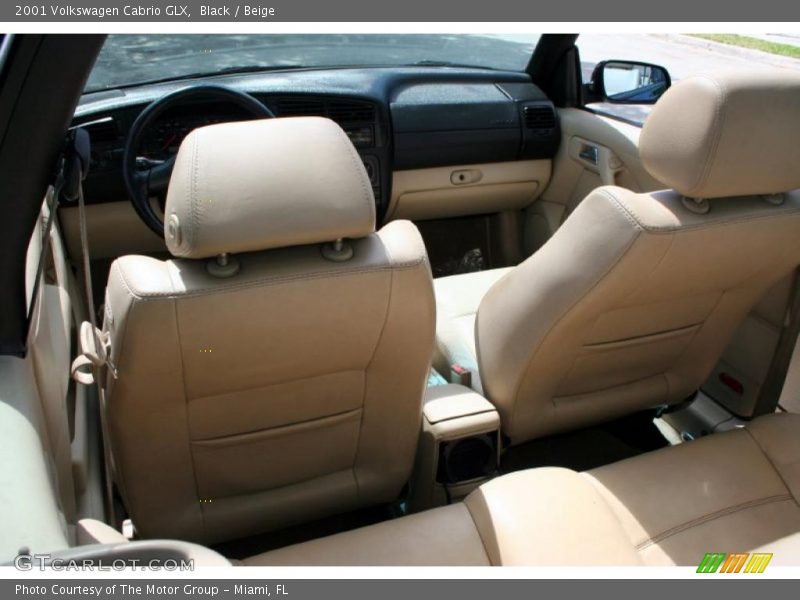 Black / Beige 2001 Volkswagen Cabrio GLX