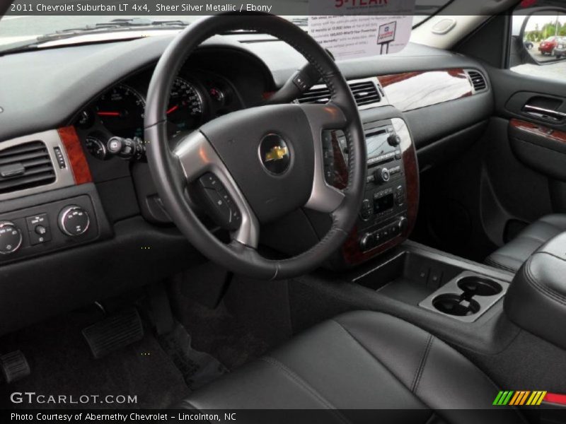 Sheer Silver Metallic / Ebony 2011 Chevrolet Suburban LT 4x4