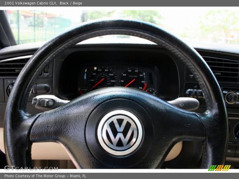 Black / Beige 2001 Volkswagen Cabrio GLX