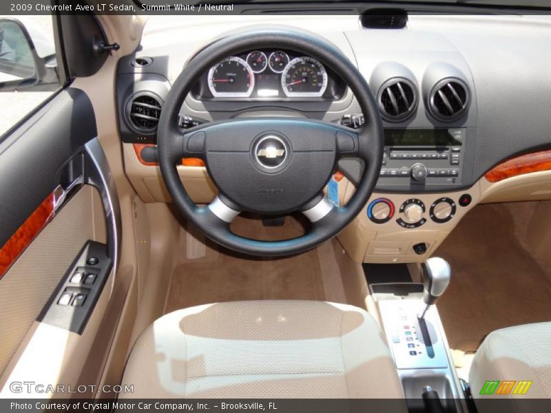 Summit White / Neutral 2009 Chevrolet Aveo LT Sedan