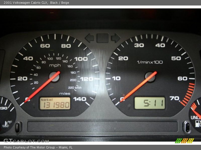 Black / Beige 2001 Volkswagen Cabrio GLX