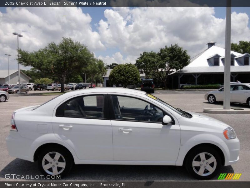 Summit White / Neutral 2009 Chevrolet Aveo LT Sedan