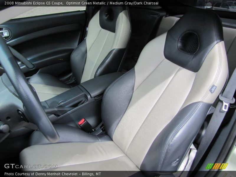 Optimist Green Metallic / Medium Gray/Dark Charcoal 2008 Mitsubishi Eclipse GS Coupe