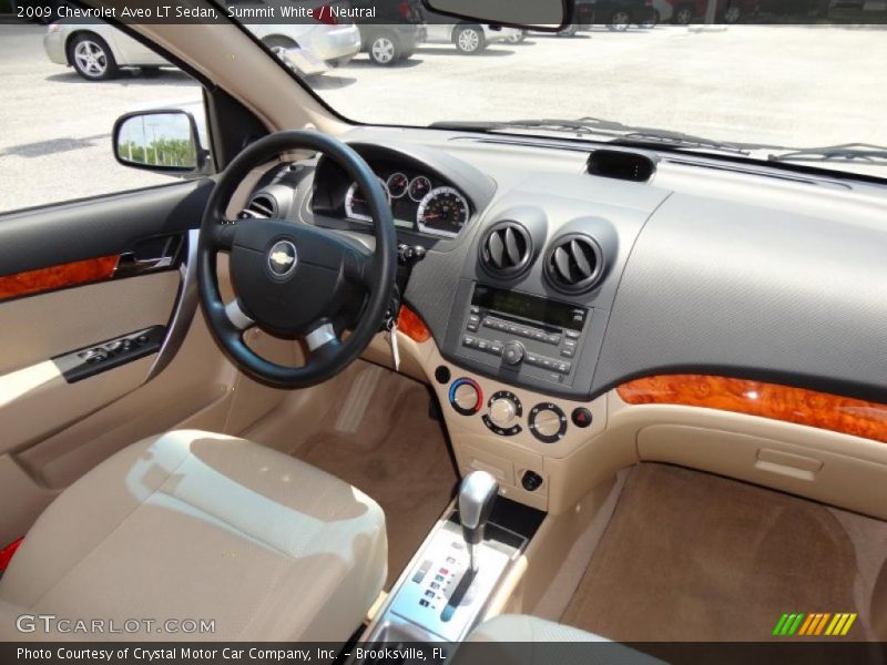 Summit White / Neutral 2009 Chevrolet Aveo LT Sedan