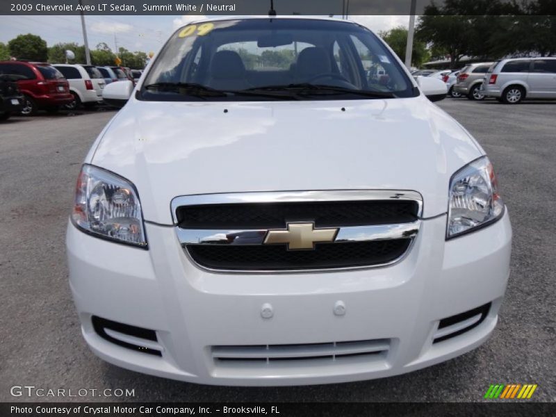 Summit White / Neutral 2009 Chevrolet Aveo LT Sedan