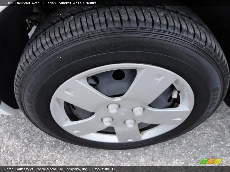 Summit White / Neutral 2009 Chevrolet Aveo LT Sedan