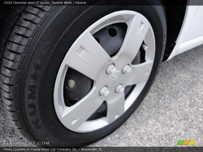Summit White / Neutral 2009 Chevrolet Aveo LT Sedan