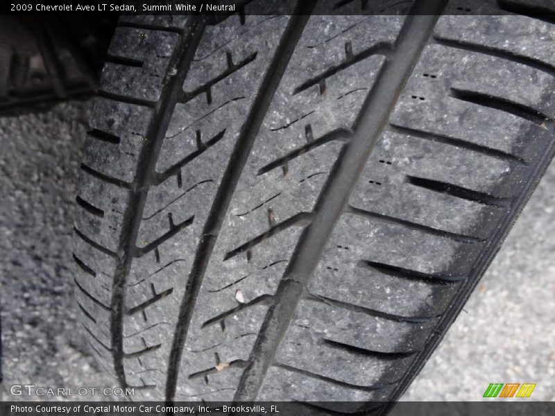 Summit White / Neutral 2009 Chevrolet Aveo LT Sedan