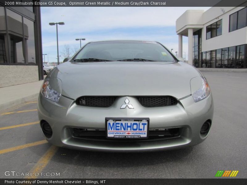 Optimist Green Metallic / Medium Gray/Dark Charcoal 2008 Mitsubishi Eclipse GS Coupe
