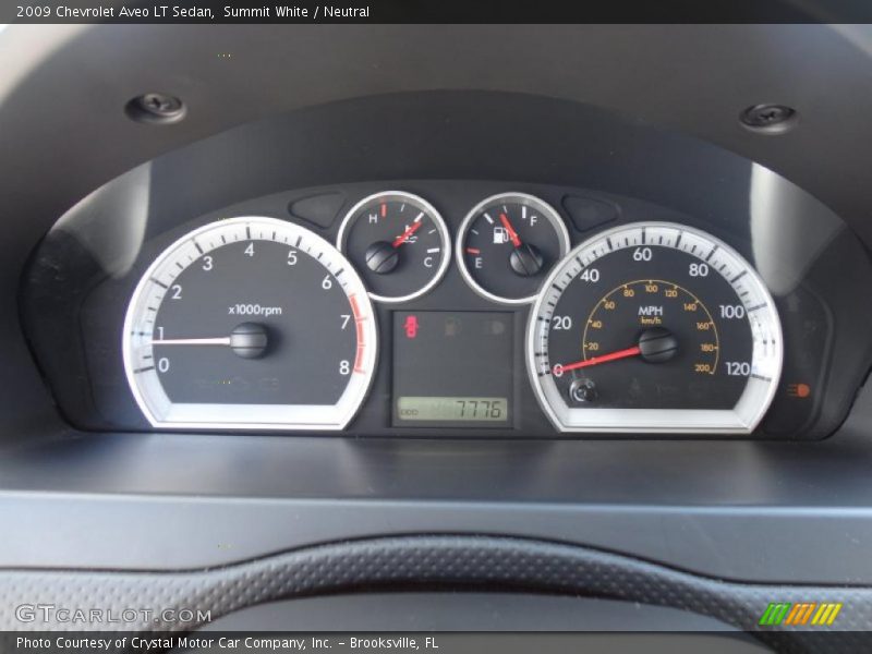 Summit White / Neutral 2009 Chevrolet Aveo LT Sedan