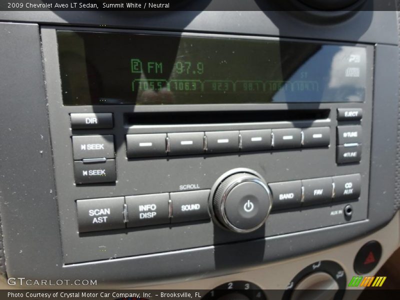 Summit White / Neutral 2009 Chevrolet Aveo LT Sedan