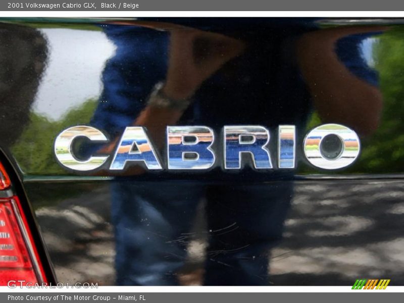 Black / Beige 2001 Volkswagen Cabrio GLX